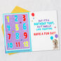 Tooting Hamster Customizable Kids Funny Birthday Card With Age Stickers, , large image number 3