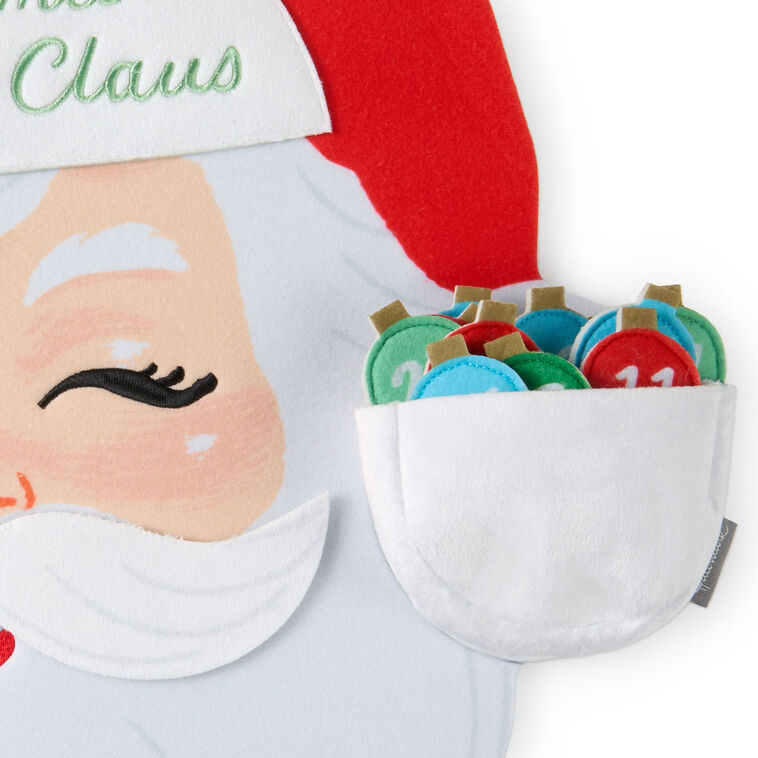 Fall Time Santa Here Comes Santa Claus Countdown Calendar - Seasonal Decor | Hallmark