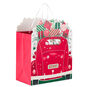 Road-Tripping Santa Large Square Christmas Gift Bag Back image number 6