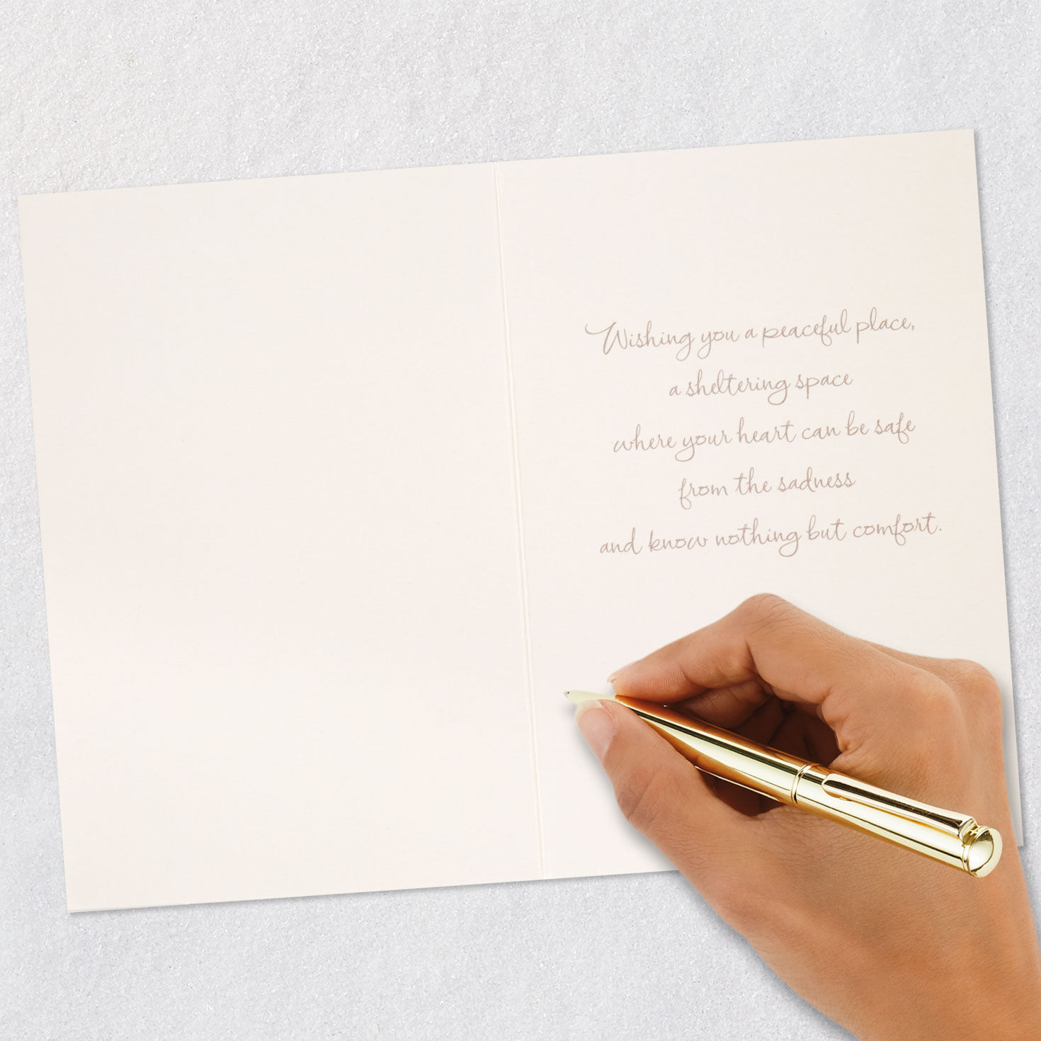 A Sheltering Space Sympathy Card for only USD 4.59 | Hallmark
