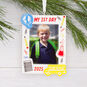 First Day of School Photo Frame Christmas Ornament Hanging on tree image number 2