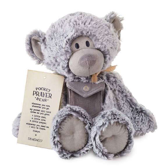 Pocket Prayer Bear Stuffed Animal, 11"