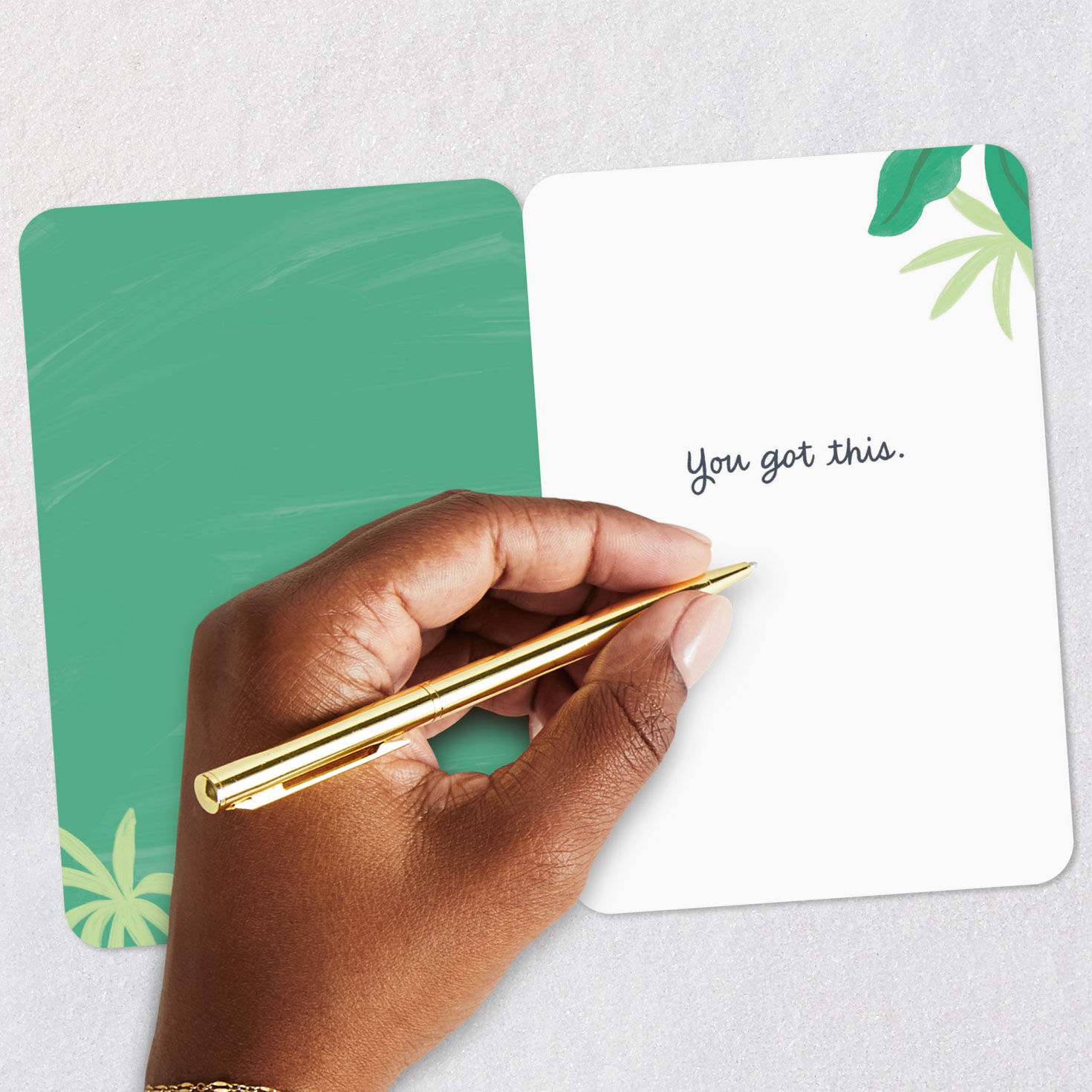 Cute Sloth in Tree Slow But Steady Get Well Card Signing card image number 6