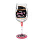 Lolita Happy Hour Handpainted Wine Glass, 15 oz., , large image number 2
