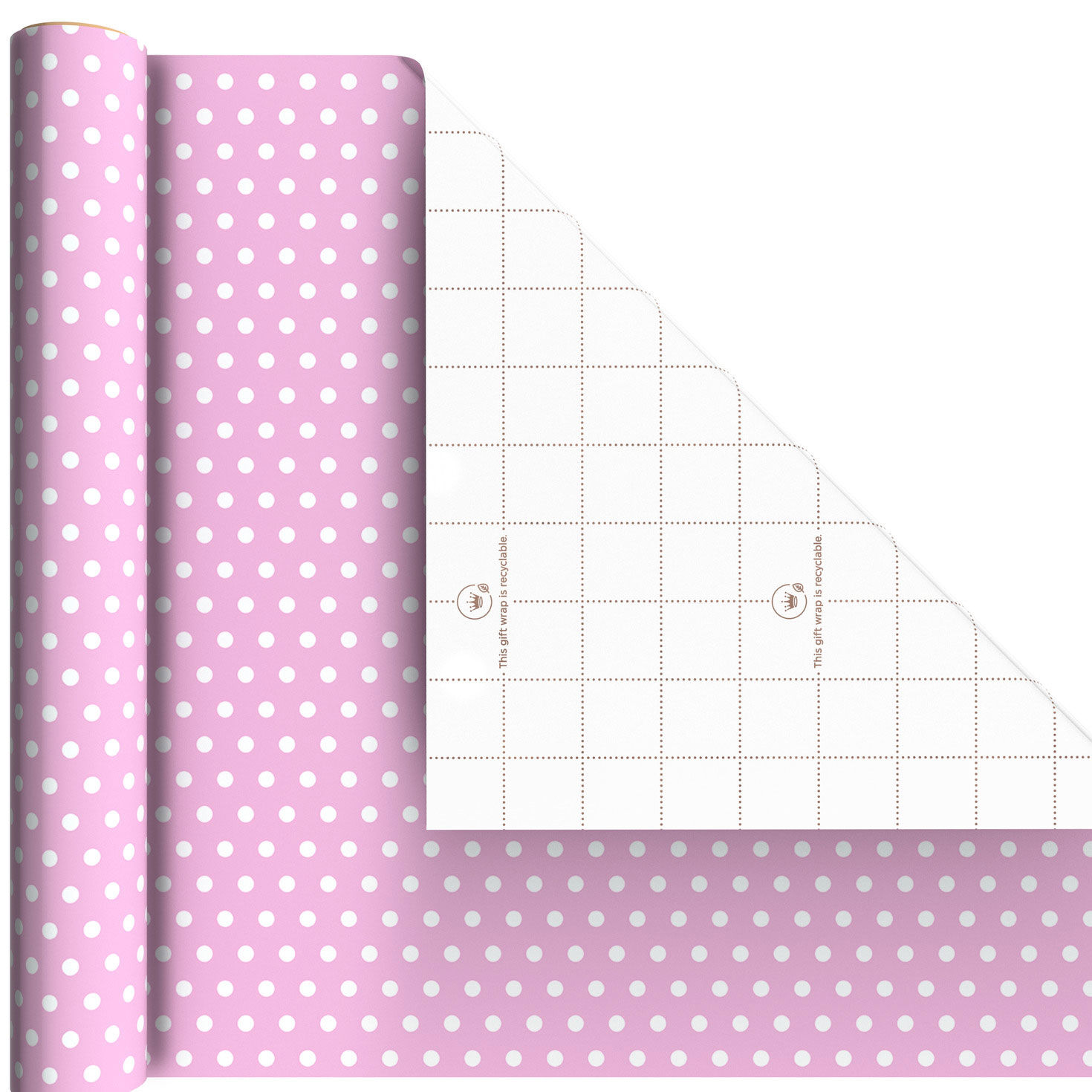 Fun Designs 3-Pack Assorted Wrapping Paper Mini Roll Bundle, 45 sq. ft. total, , large image number 6