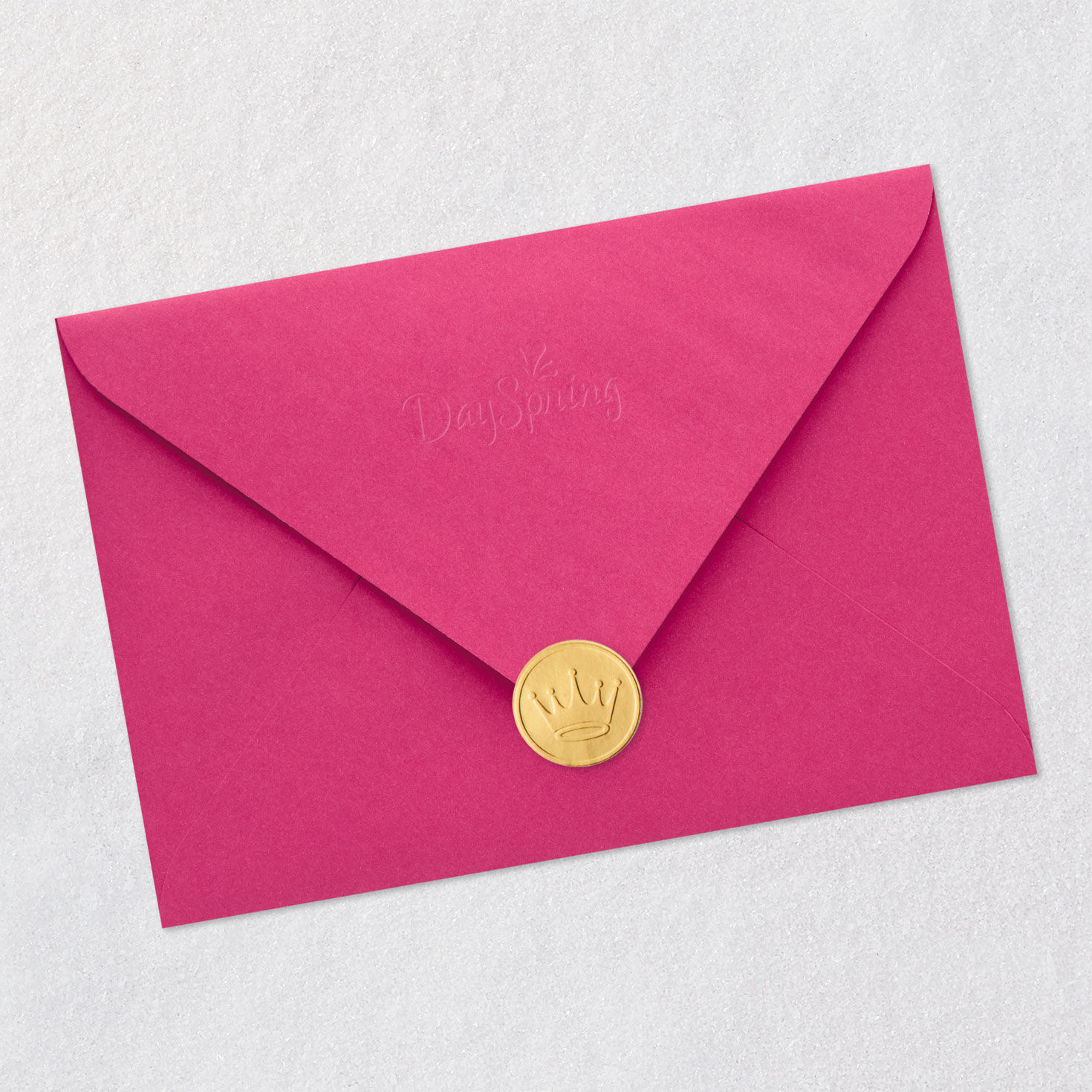 Pink Flower Religious Mother's Day Card for Mother Envelope Back with Seal image number 8