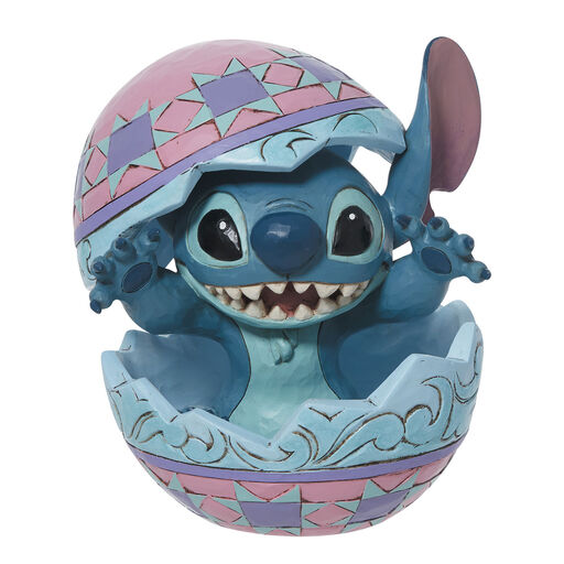 Jim Shore Disney Stitch Easter Egg Figurine, 5.25", 