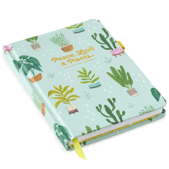 Peace, Love and Plants Plant Care Prompted Journal