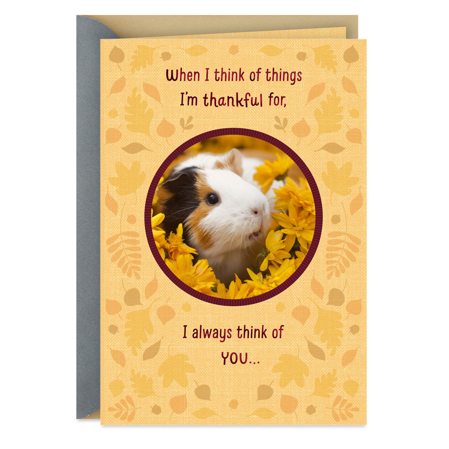 So Thankful for You Thanksgiving Card for Secret Pal