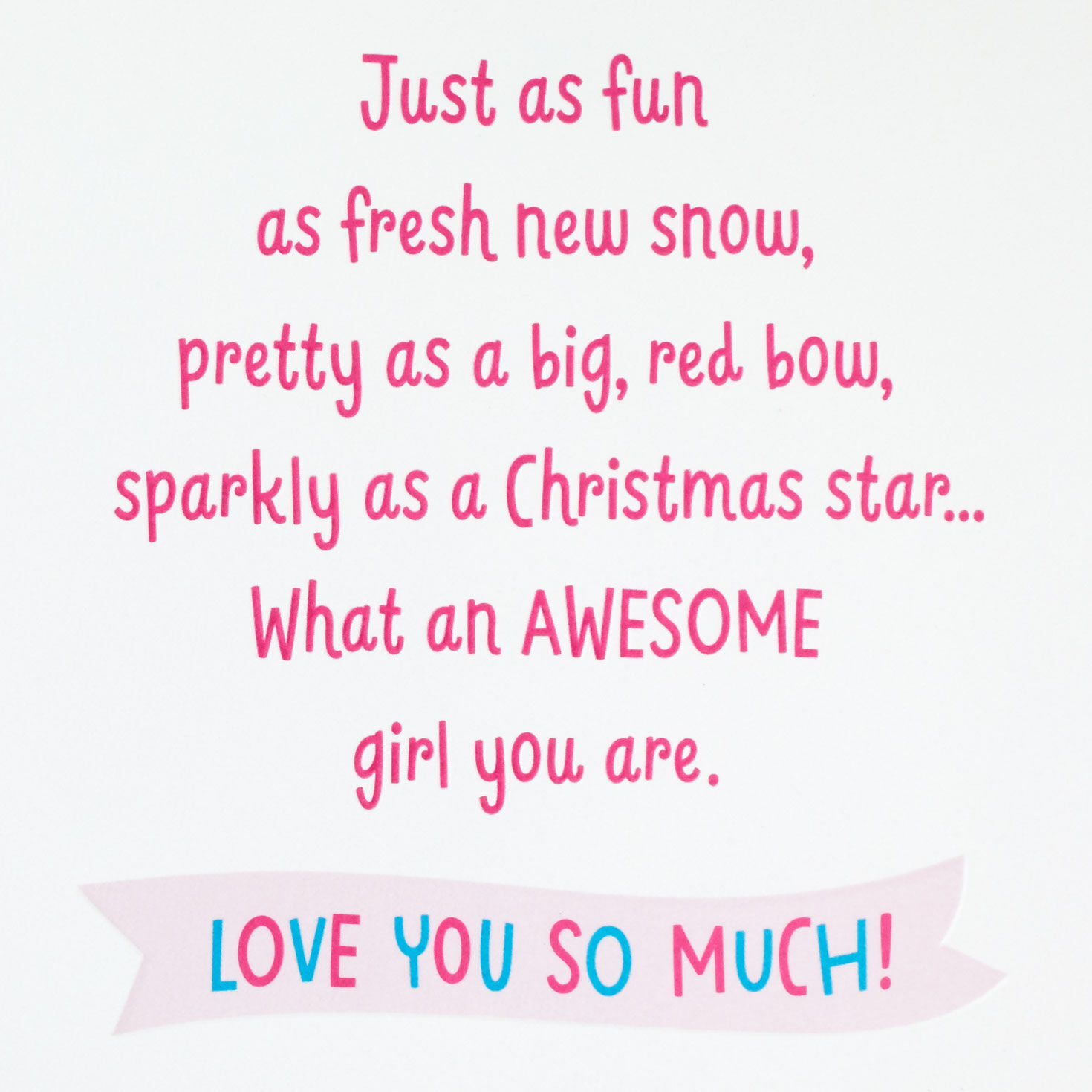 Cute Seal Christmas Card for Granddaughter, , large image number 2