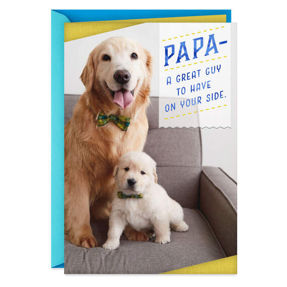 Cute Dogs Best Papa Father's Day Card