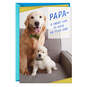 Cute Dogs Best Papa Father's Day Card, , large image number 1