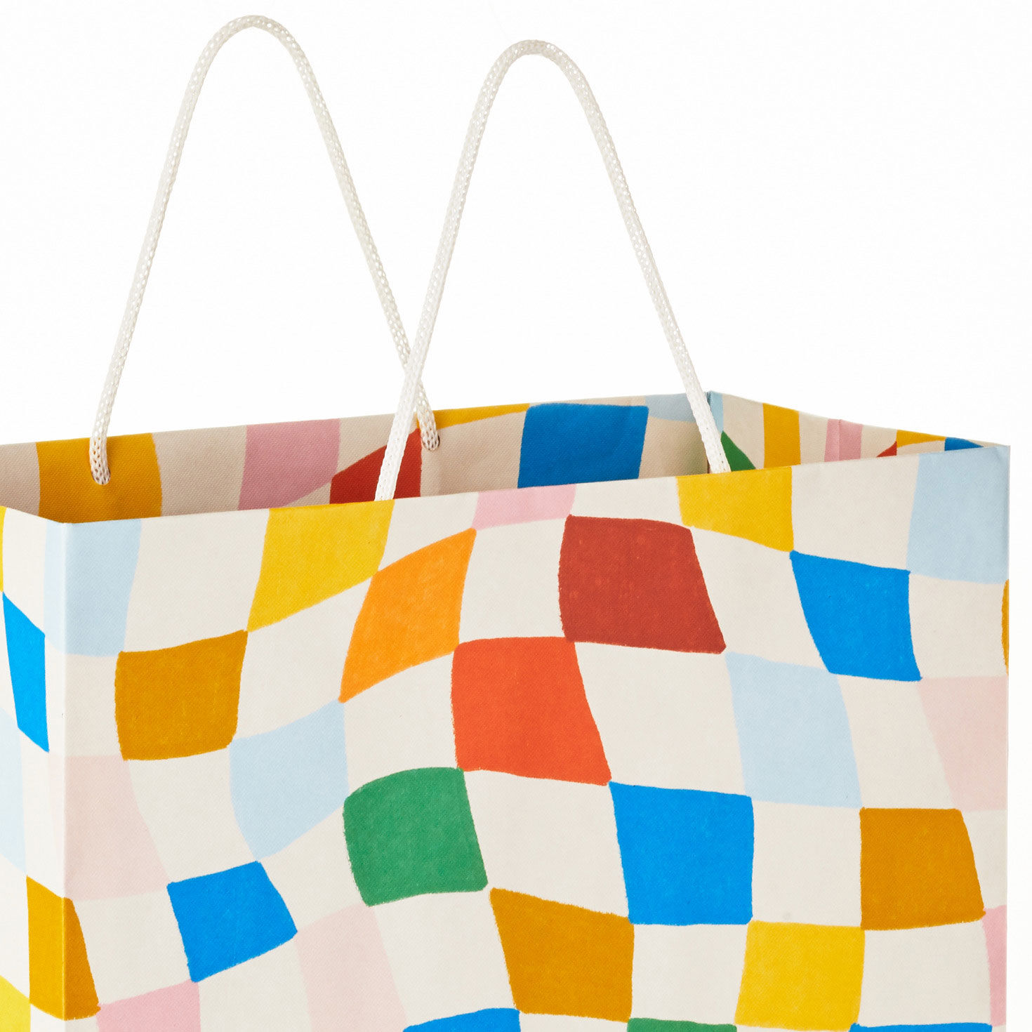 13" Wavy Checkered Large Gift Bag for only USD 4.99 | Hallmark