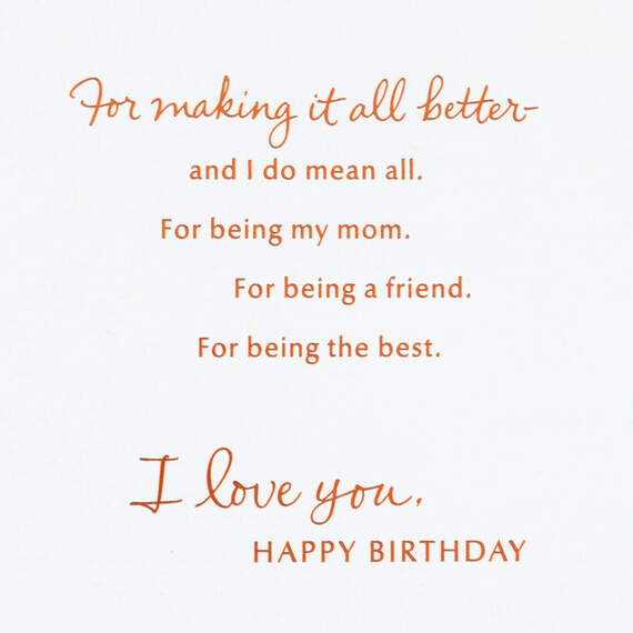Mom, You're the Best Birthday Card, , large image number 3