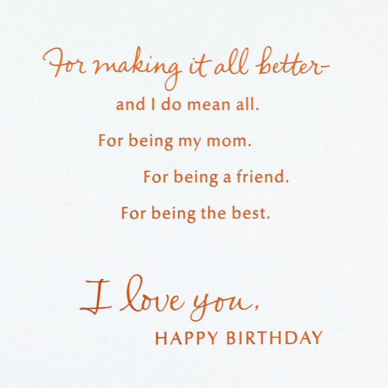Mom, You're the Best Birthday Card, , large image number 3
