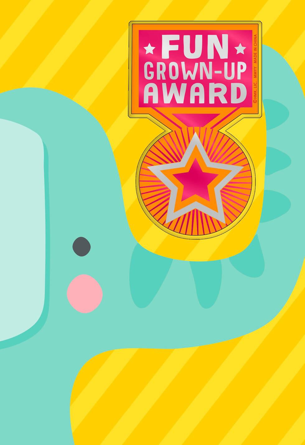 Fun Grown-Up Award Mother's Day Card With Magnet