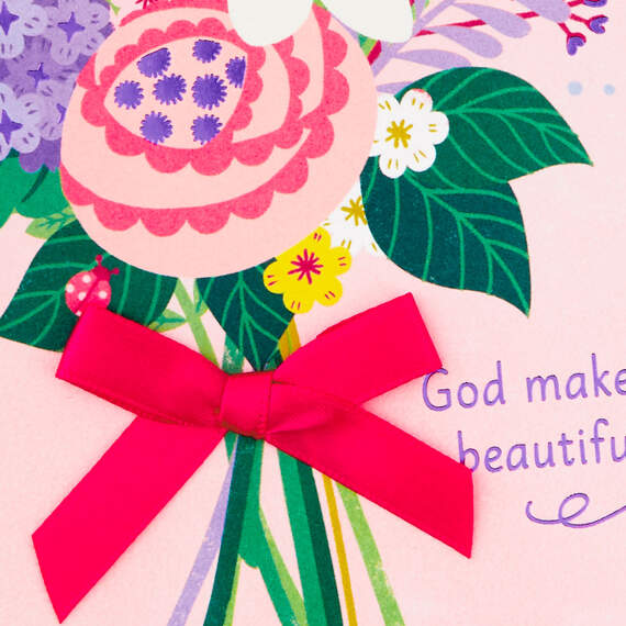 God Makes Beautiful Granddaughters Easter Card, , large image number 4