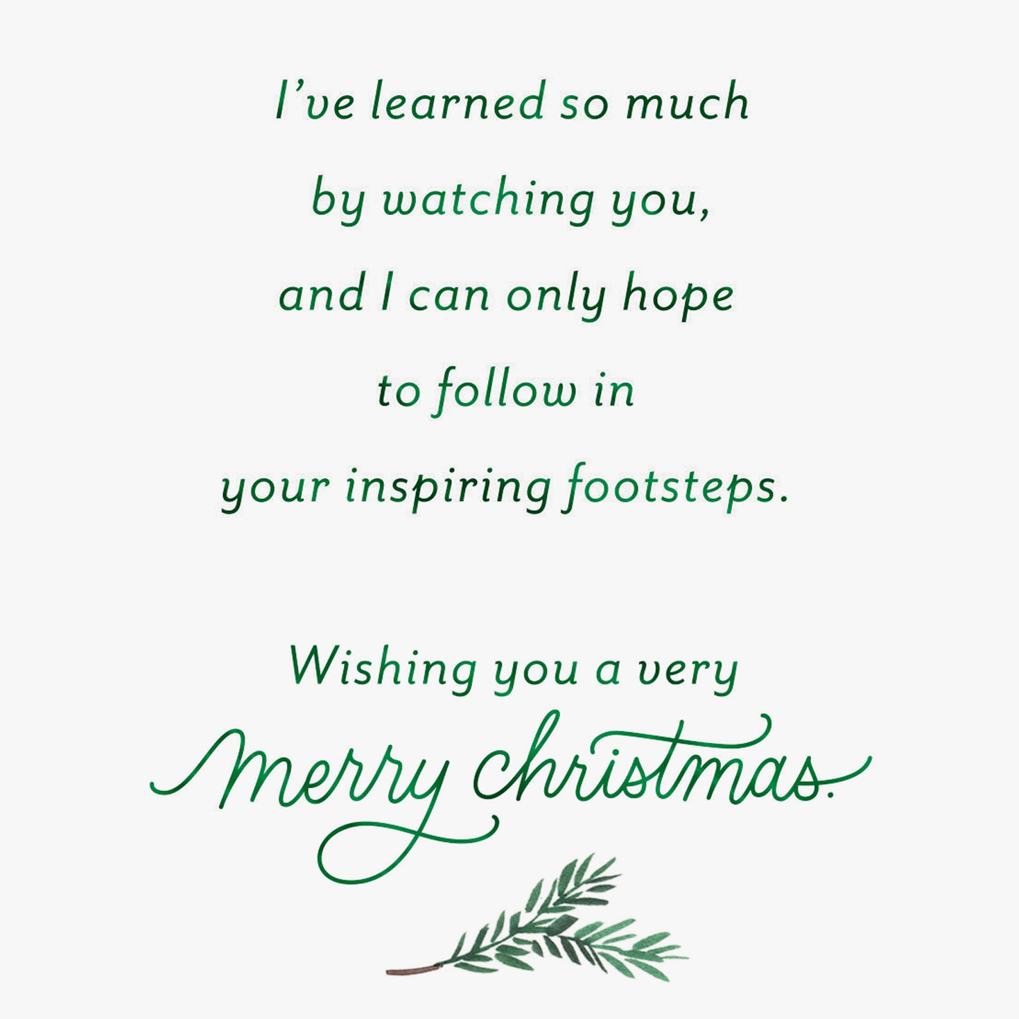 Holiday Table Grandma Christmas Card Sentiment image number 3
