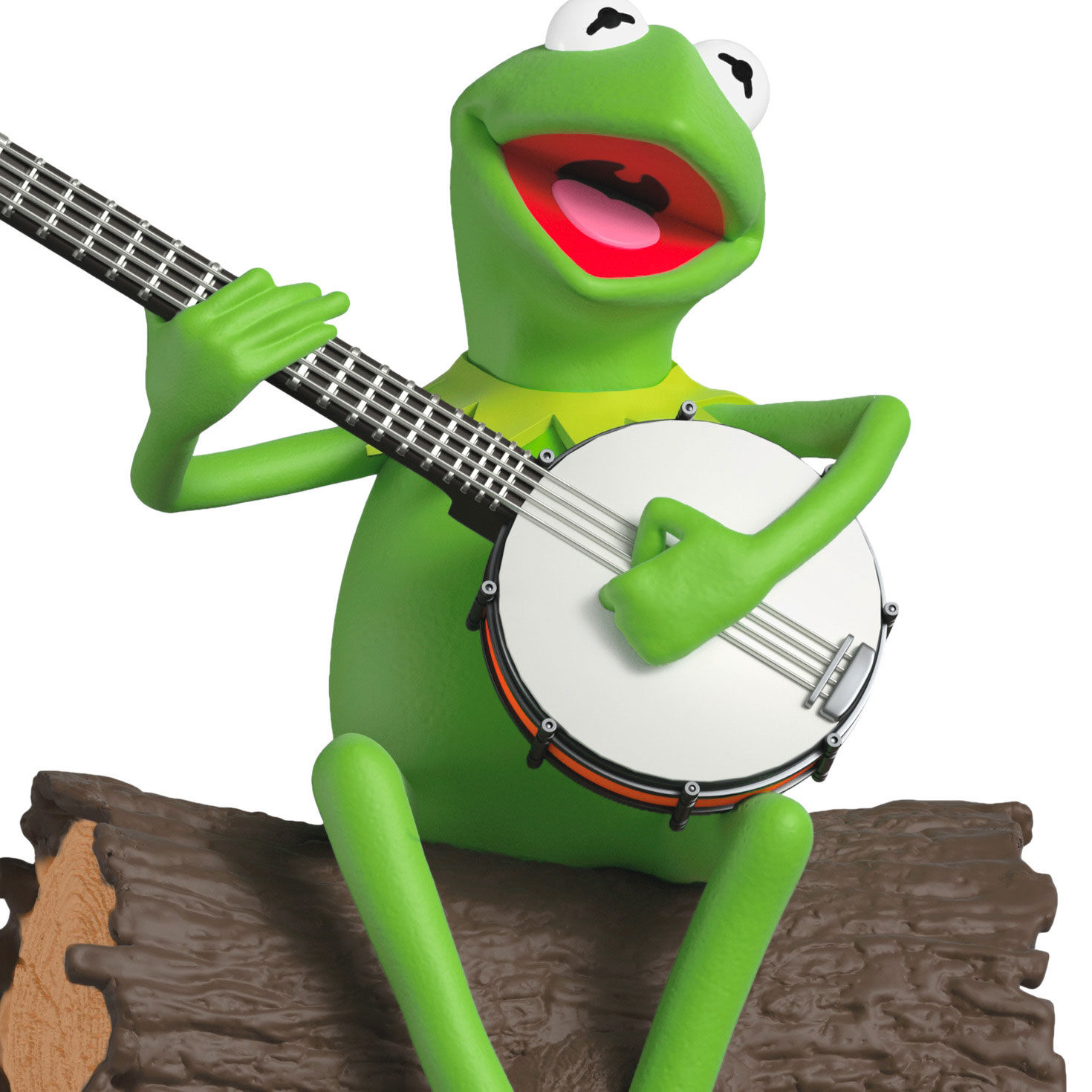 Kermit Playing Banjo Keepsake Ornament closeup view image number 5