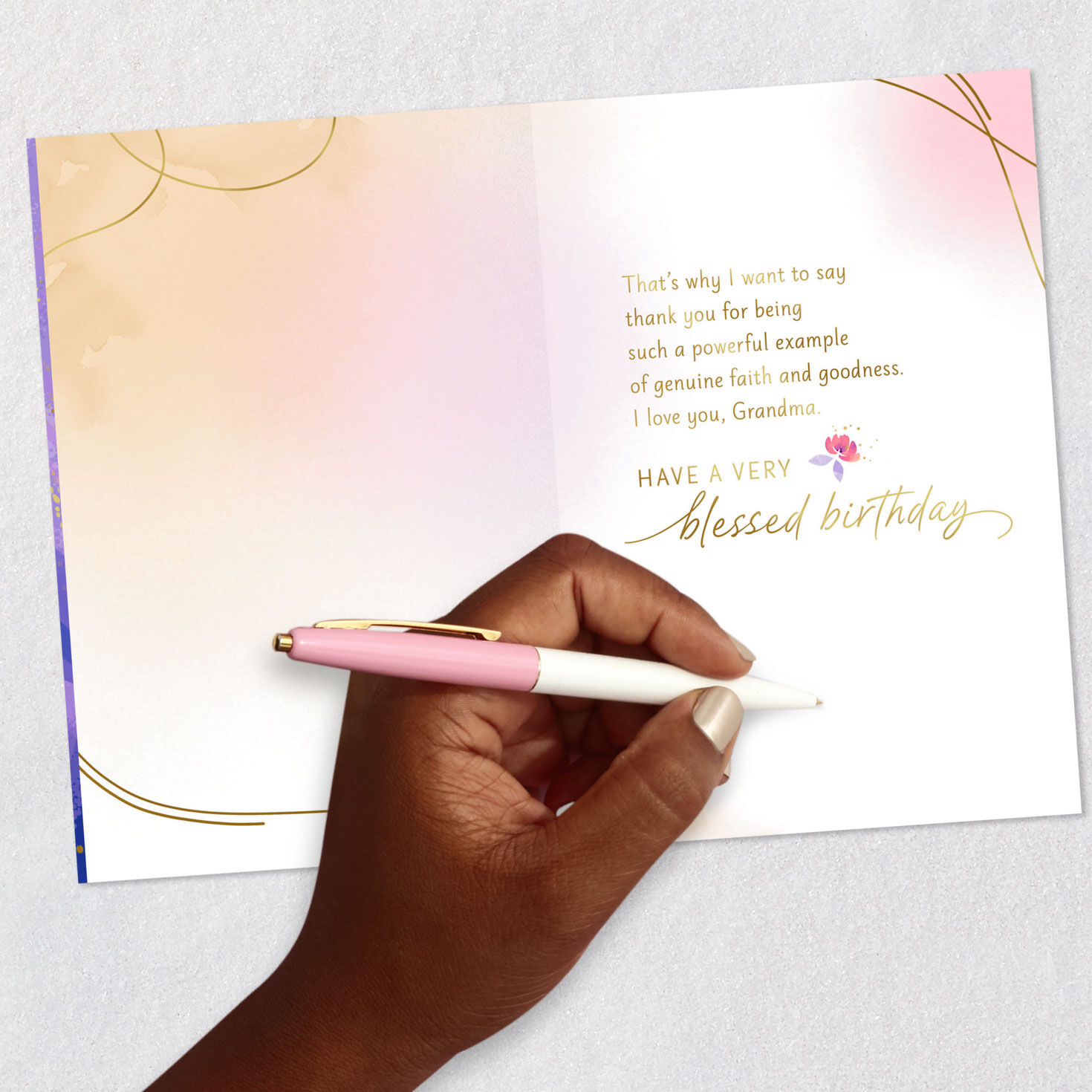 You're a Powerful Example of Faith Birthday Card for Grandma, , large image number 6