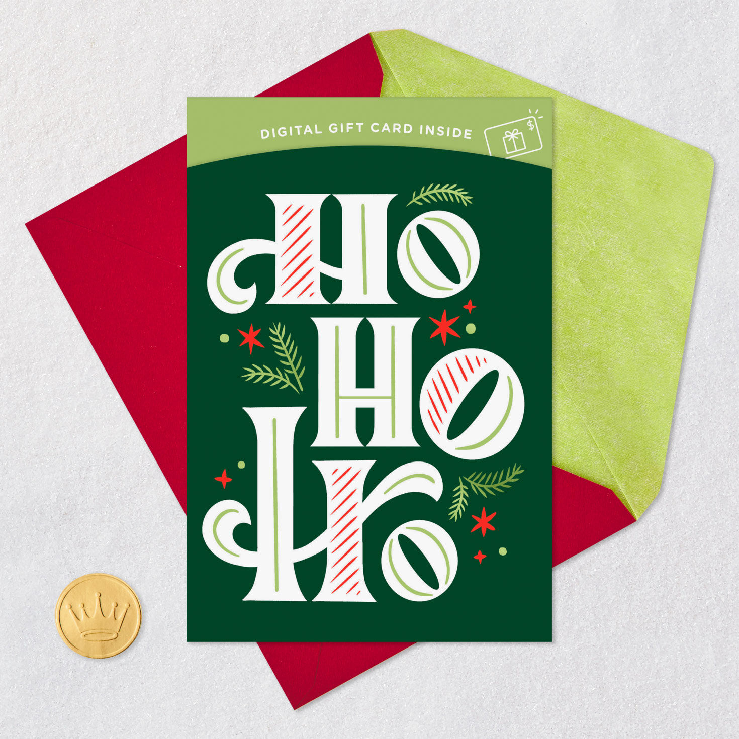 Jolly and Joy Gift Card Greeting Christmas Card for only USD 4.99 | Hallmark