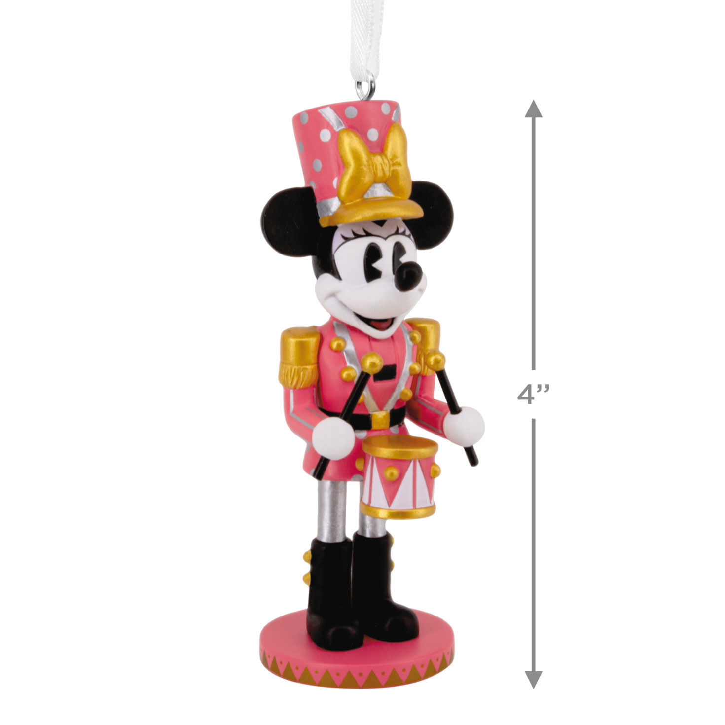 Minnie Mouse Nutcracker Christmas Ornament measurement image number 3