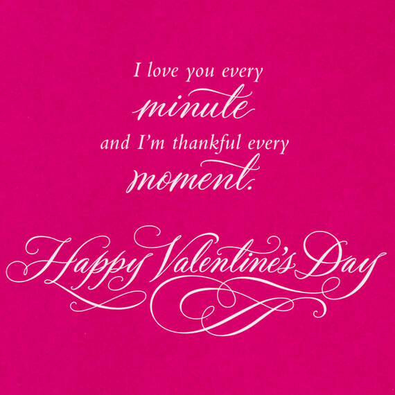 Love You Every Minute Romantic Valentine's Day Card, , large image number 2