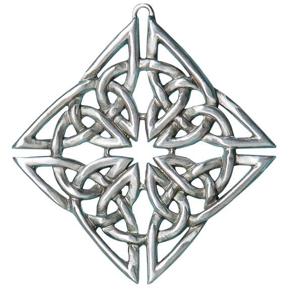 Celtic Knot Pewter Ornament, , large image number 1