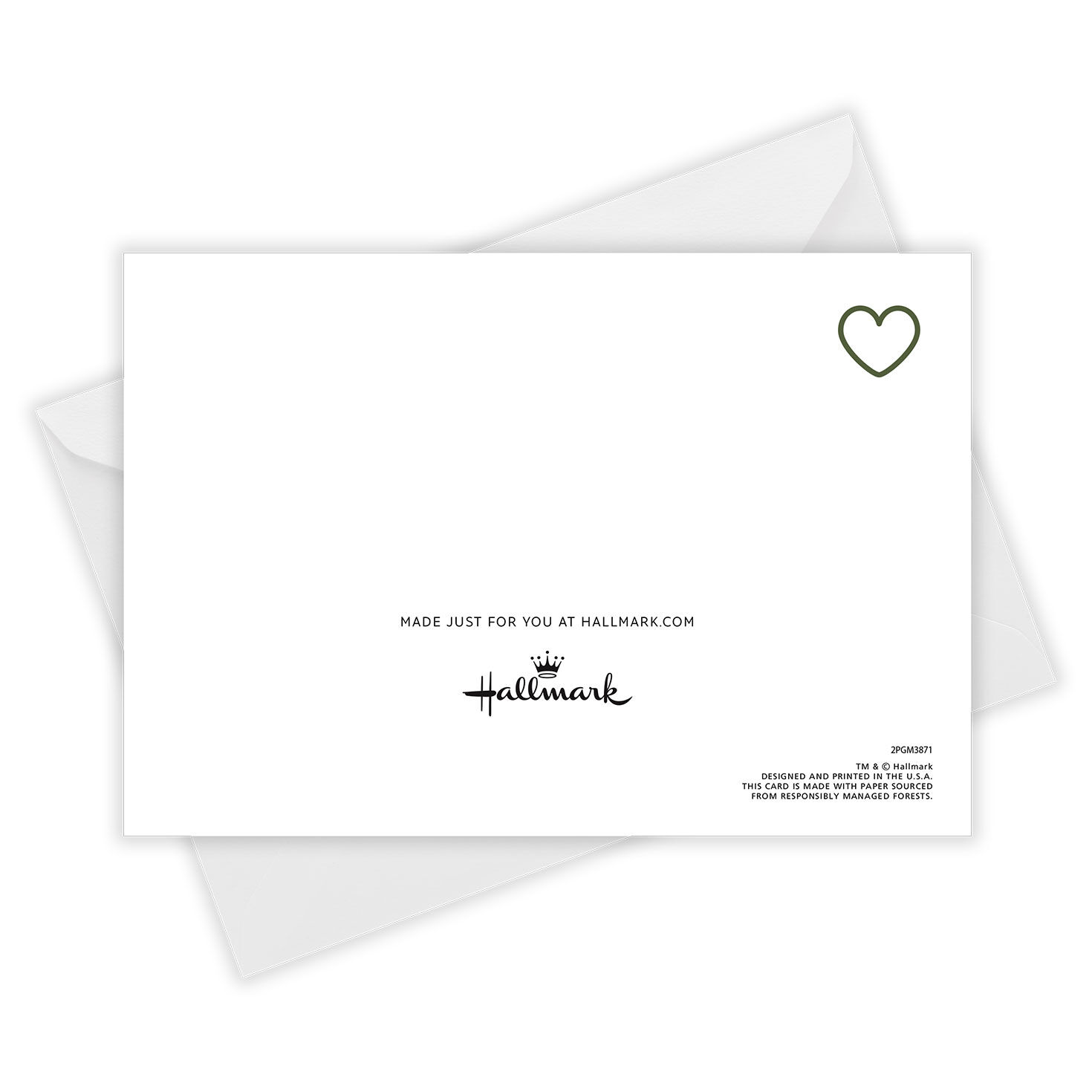 Dad Photo Letters Personalized Father's Day Card Card Back with Envelope image number 5