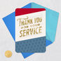 Red and Blue Patterns Veterans Day Card Card Front with Envelope and Gold Seal image number 5
