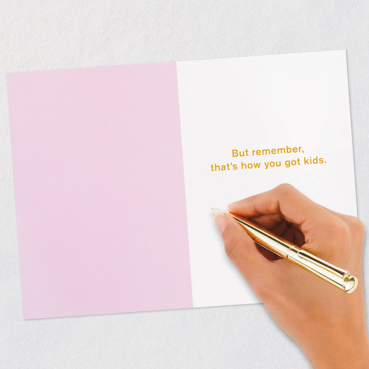 Life Before Kids Lettering Funny Birthday Card Signing card image number 6