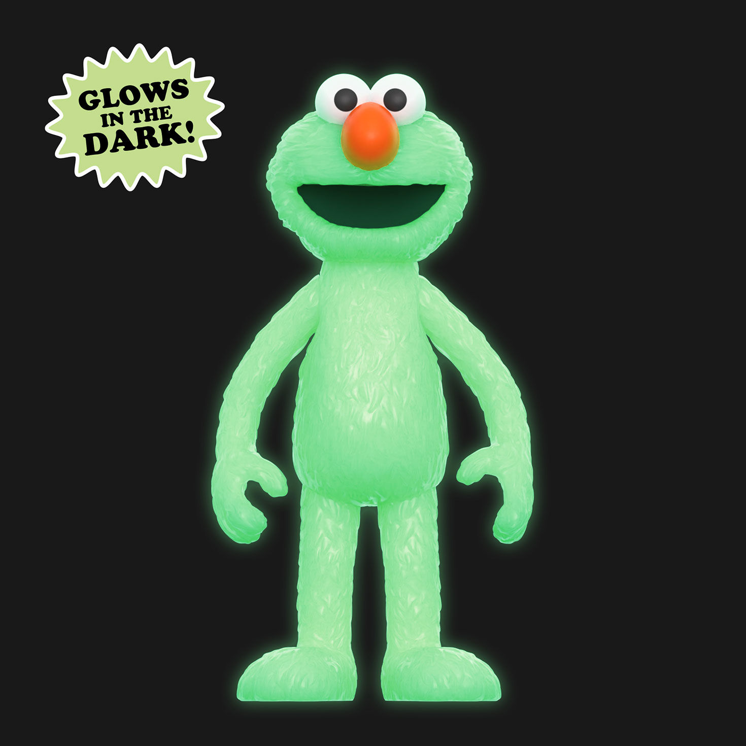 Sesame Street Elmo ReAction Figure Mystery Box individual front glowing image number 4