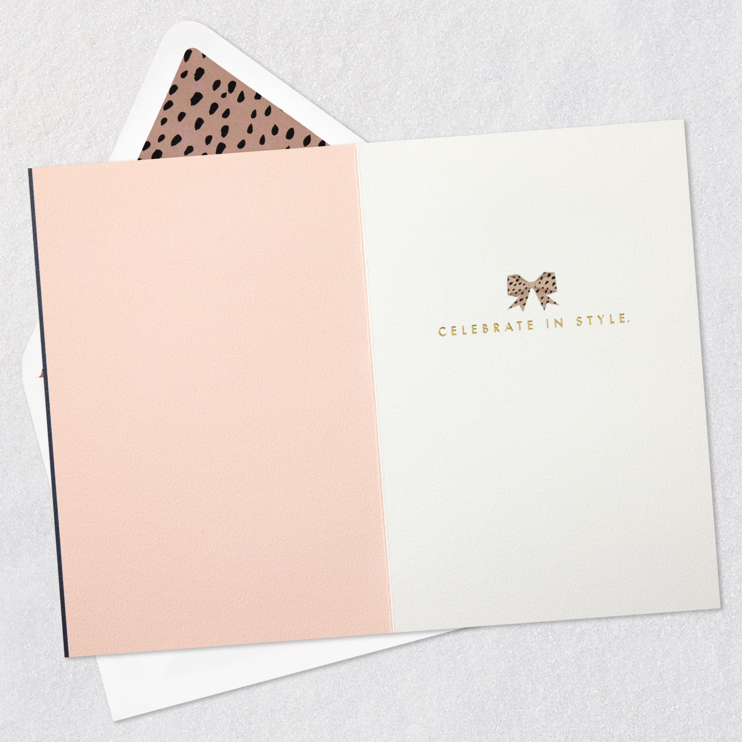 Papercraft Bows Handmade Mother's Day Card Open card with envelope image number 3