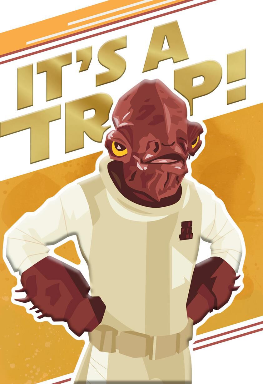 Star Wars™ Admiral Ackbar™ It's a Trap! Birthday Card