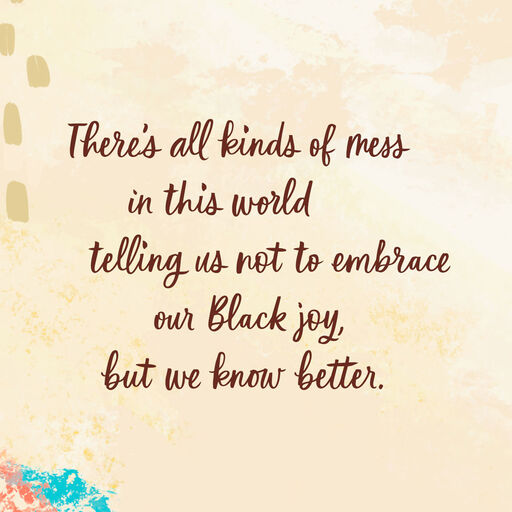 Embrace Your Black Joy Card, 