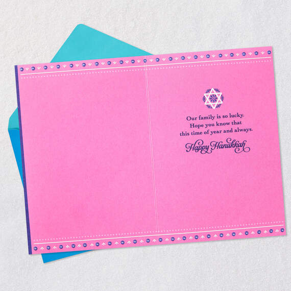 You Are Light and Joy Hanukkah Card for Granddaughter, , large image number 3