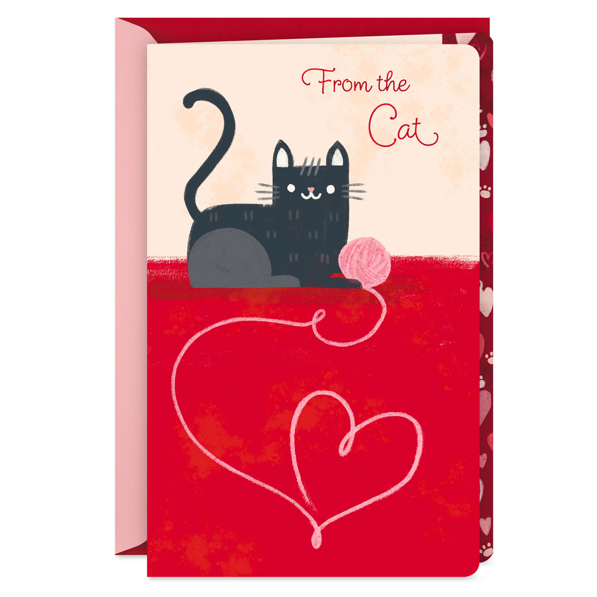 Valentine Love Cat Heart Return Address Labels Favors ...