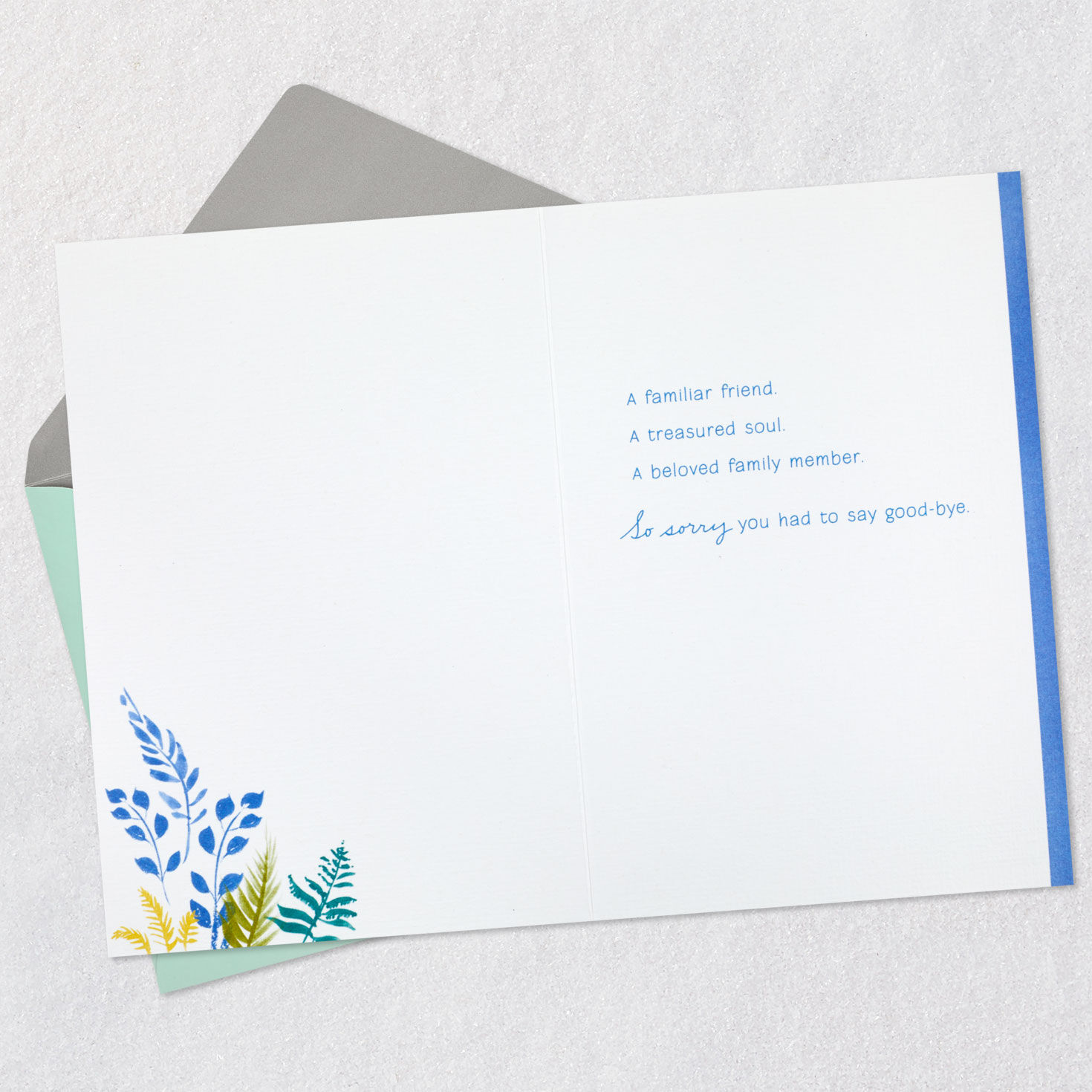 Sunlit Forest Sympathy Card for Loss of Cat, , large image number 3