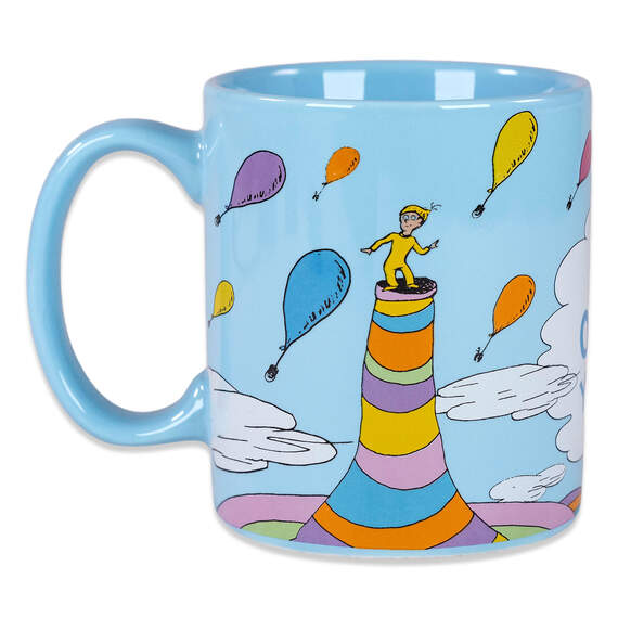Uncanny Brands Dr. Seuss's Oh! The Places You'll Go! Mug With Warmer, , large image number 1