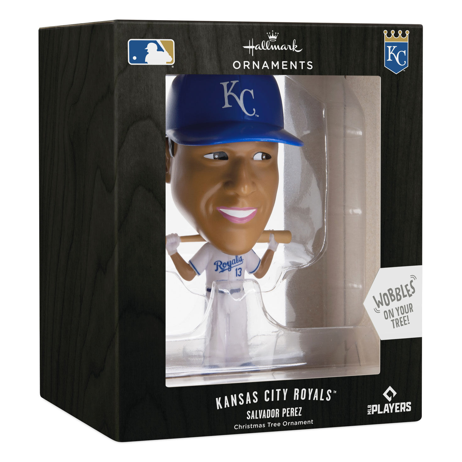 Royals Salvy Bobblehead Christmas Ornament package front image number 5