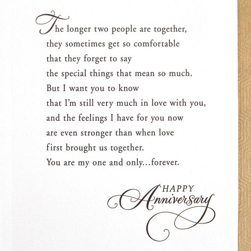 My Heart Is Yours Forever Anniversary Card, 