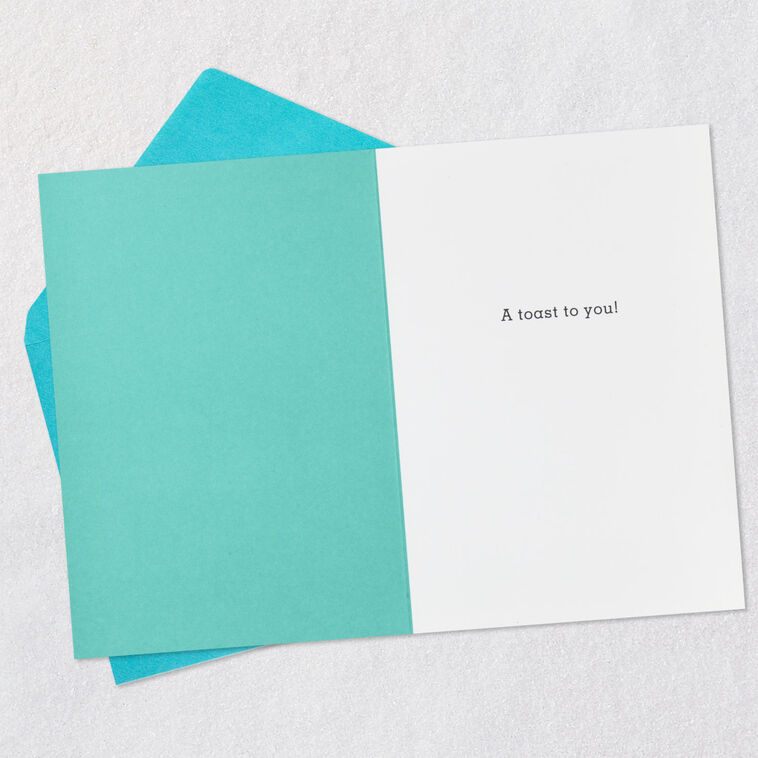 Toast With Eyes Funny Congratulations Card  image number 3