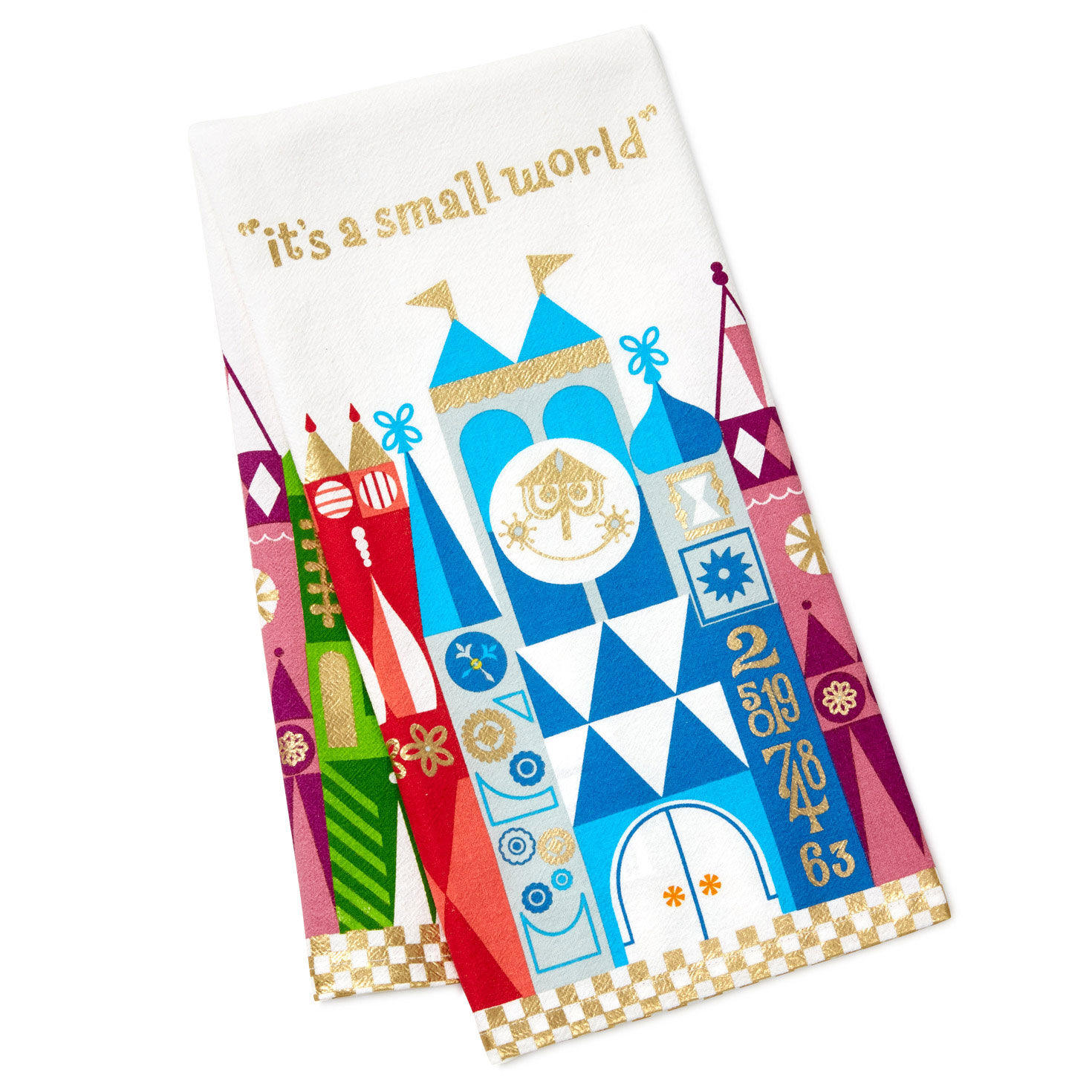 Disney It's a Small World Tea Towel, 18x26