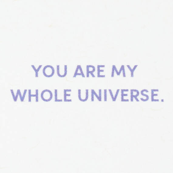 3.25" Mini You Are My Whole Universe Love Card, , large image number 2