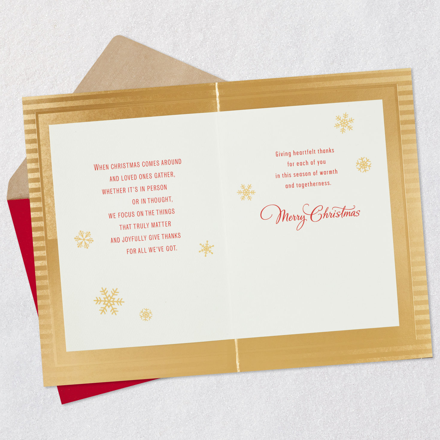 Giving Thanks for Each of You Christmas Card for Both, , large image number 4