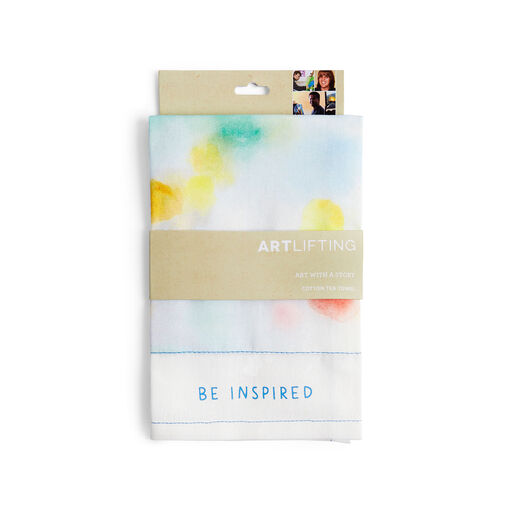 Demdaco ArtLifting Cherry Blossoms Tea Towel, 