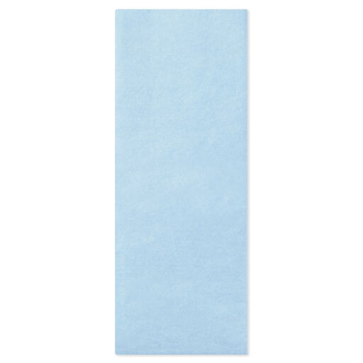 Pale Blue Tissue Paper, 8 sheets, Pale Blue