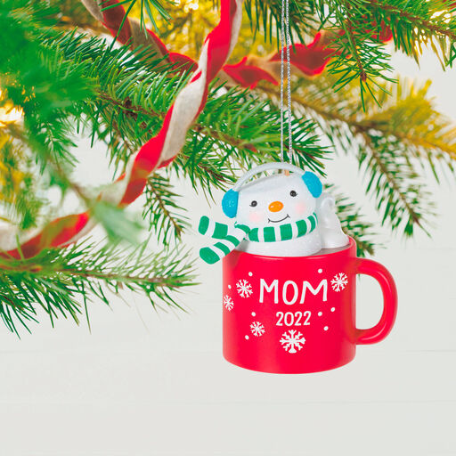 Mom Hot Cocoa Mug 2022 Ornament, 