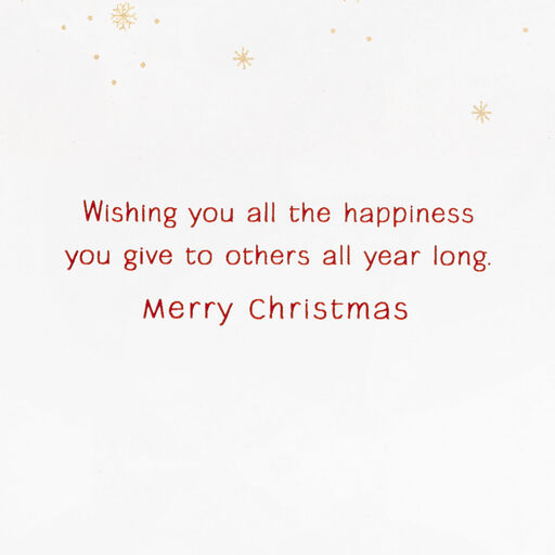 All the Happiness Christmas Card, 
