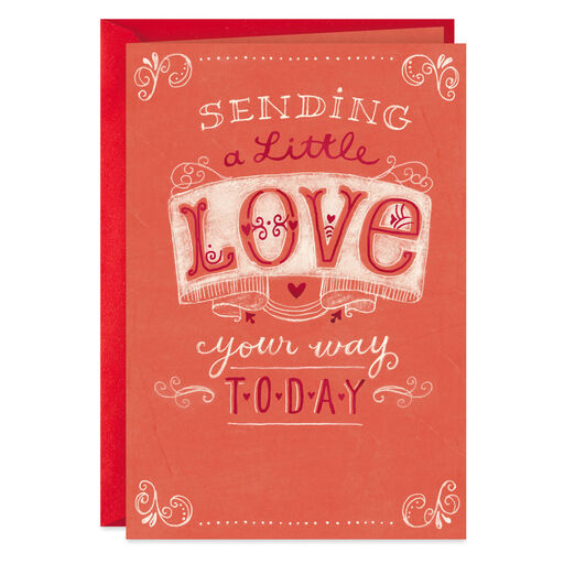 Sending a Little Love Your Way Today Sweetest Day Card, 